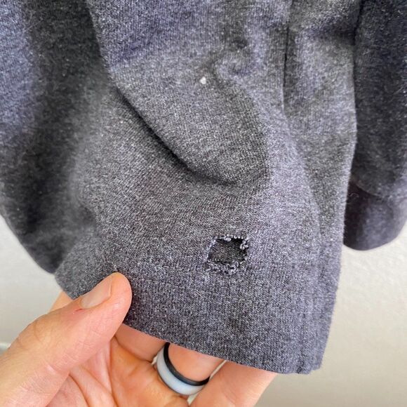 Carhartt Regular Fit Gray Long Sleeve Shirt Men's Large - Picture 3 of 5